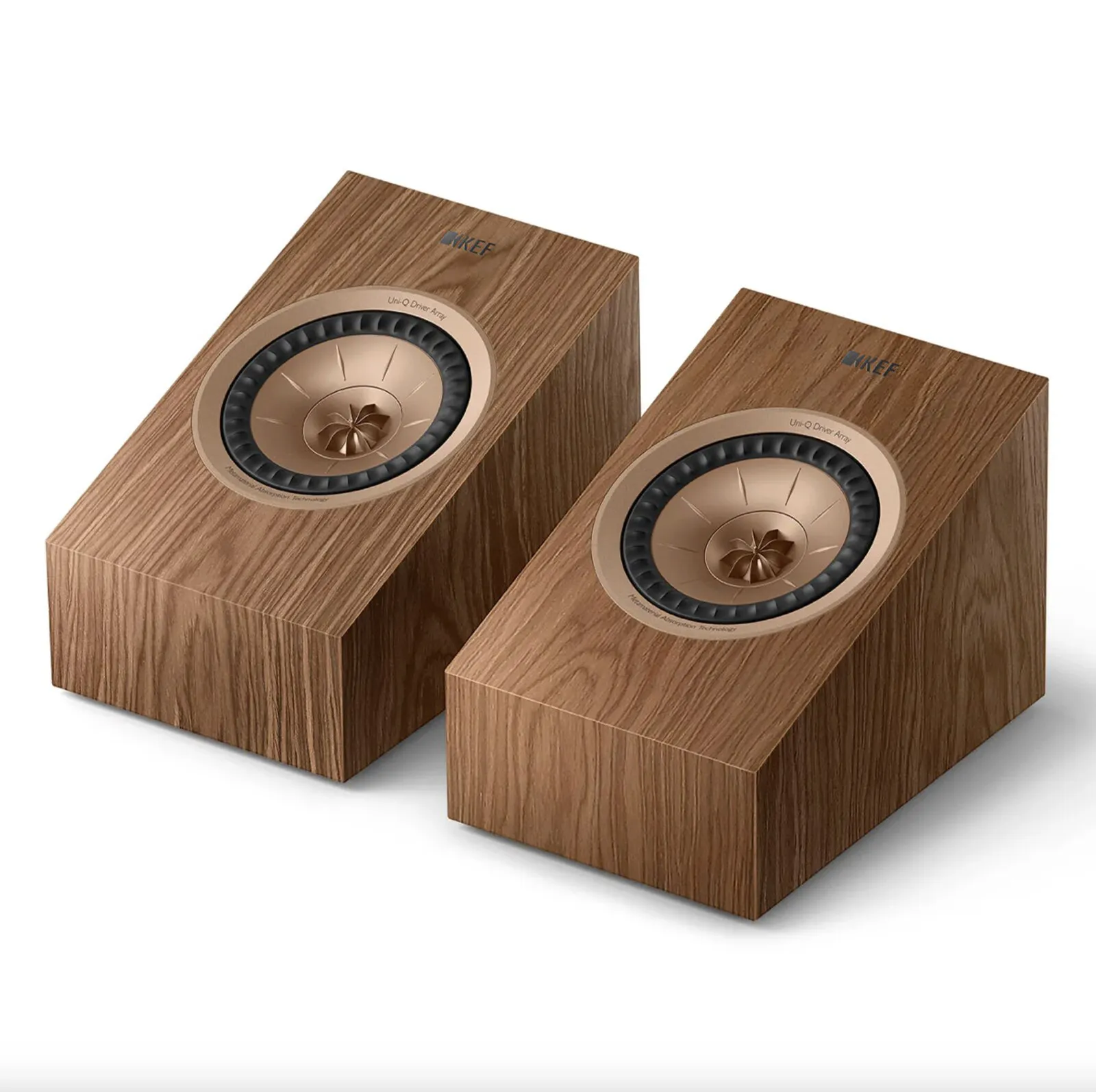 Caixa Dolby Atmos - Surround KEF R8 Meta - Walnut - Par