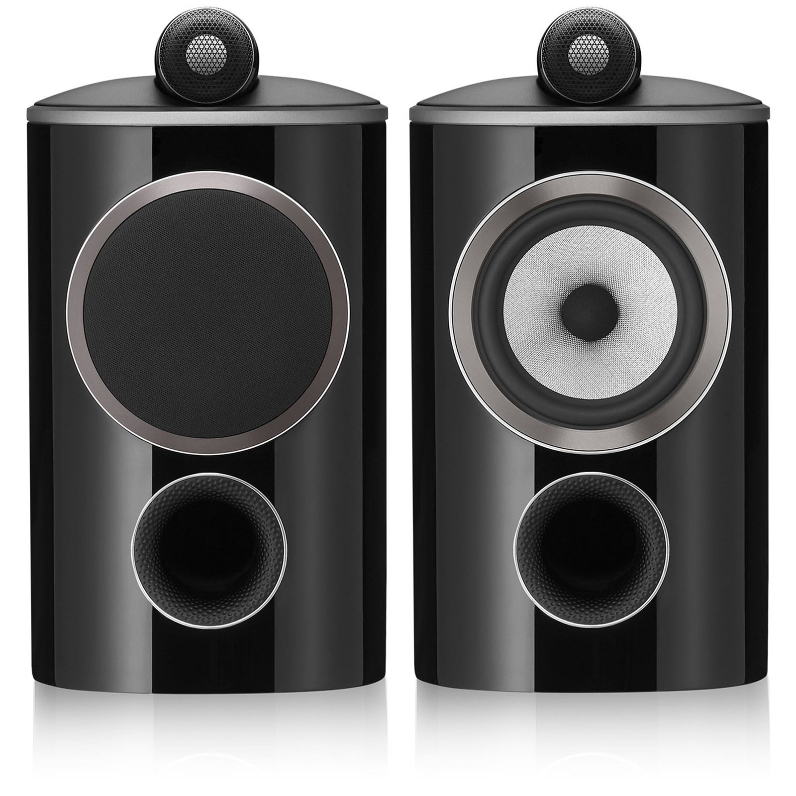 Caixa bookshelf B&W 805 D4 Gloss Black - Par - Imagem 2