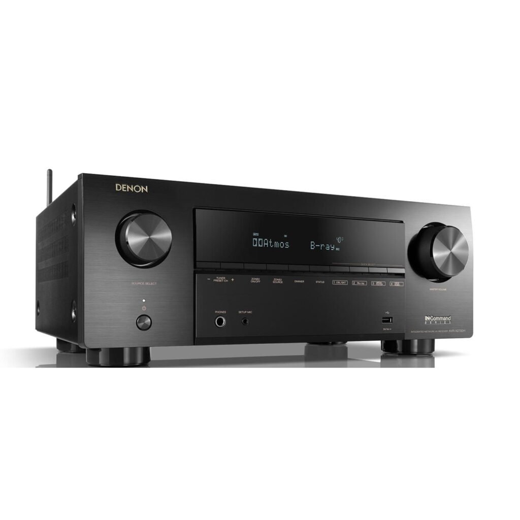 Receiver Denon AVR-X2700H 7.2 8K - Dolby Atmos - Vision - HDR10
