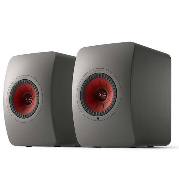 Caixa bookshelf amplificada KEF LS50 Wireless II Titanium Grey – Par – HT  Click