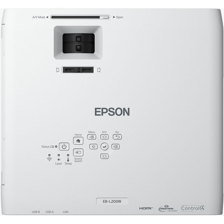 Projetor Epson PowerLite L200W 4200 lumens WXGA Wi-fi - Laser - Imagem 3