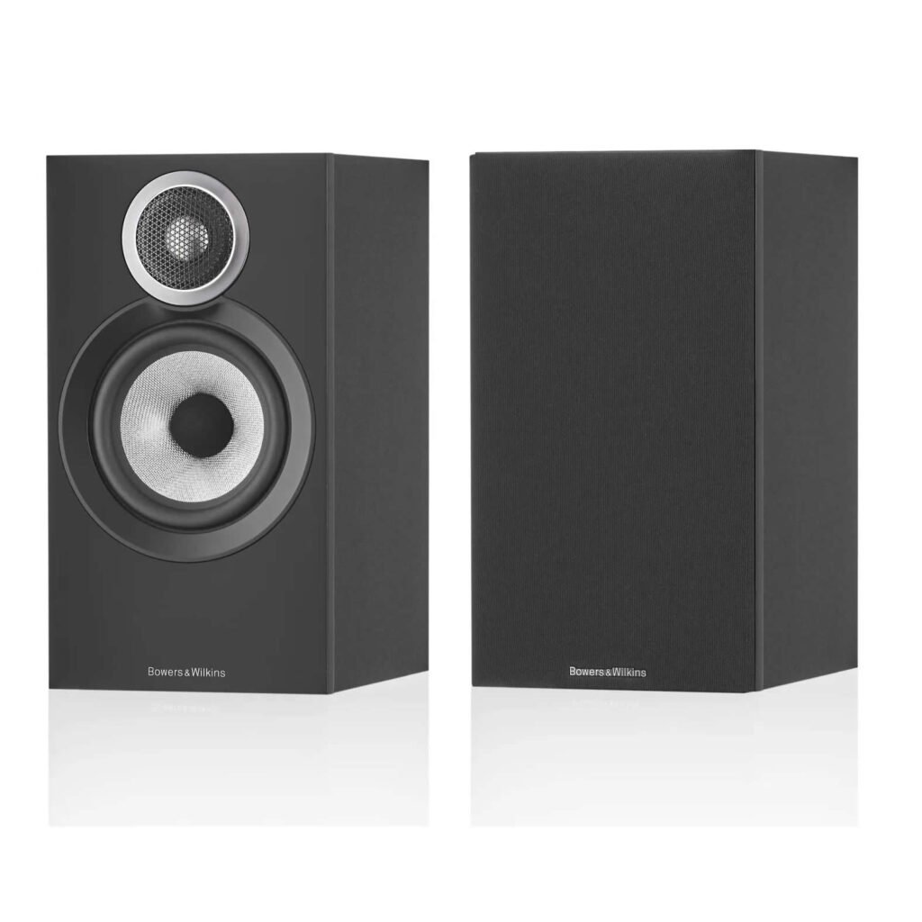 Caixa bookshelf B&W 607 S3 Black - Par | HTClick