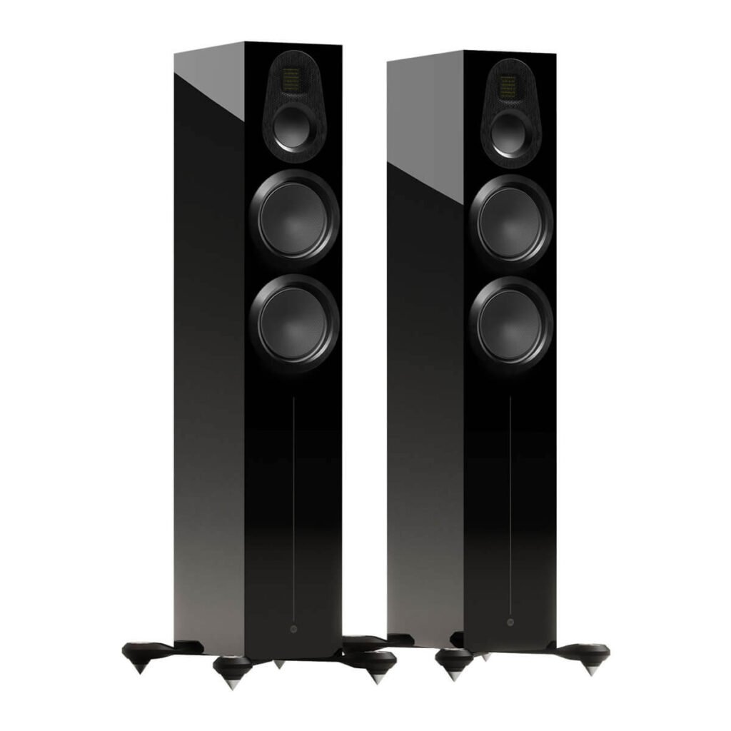 Caixa torre Monitor Audio Gold 300 6G - High Gloss Black - Par