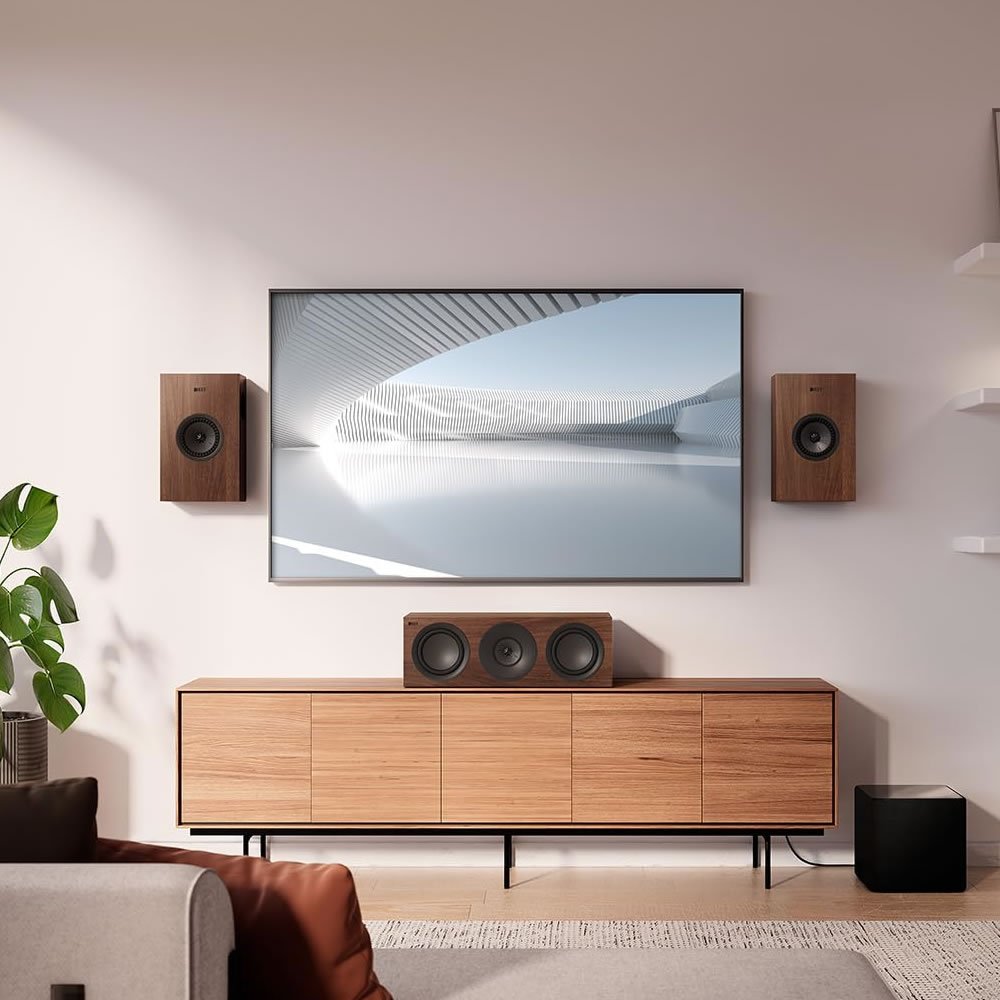 Caixa ON Wall KEF Q4 Meta LCR Walnut - Unidade - Imagem 3