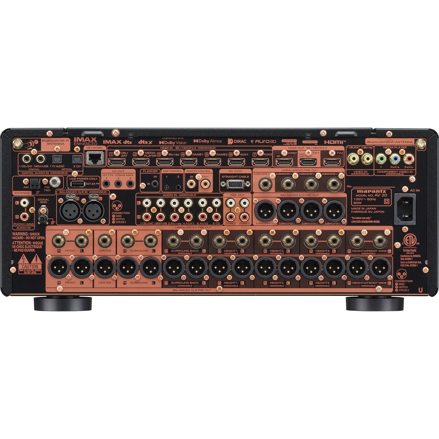 Processador Multicanal Marantz AV20 - 13.4 IMAX 8K Atmos - 110V - Imagem 4