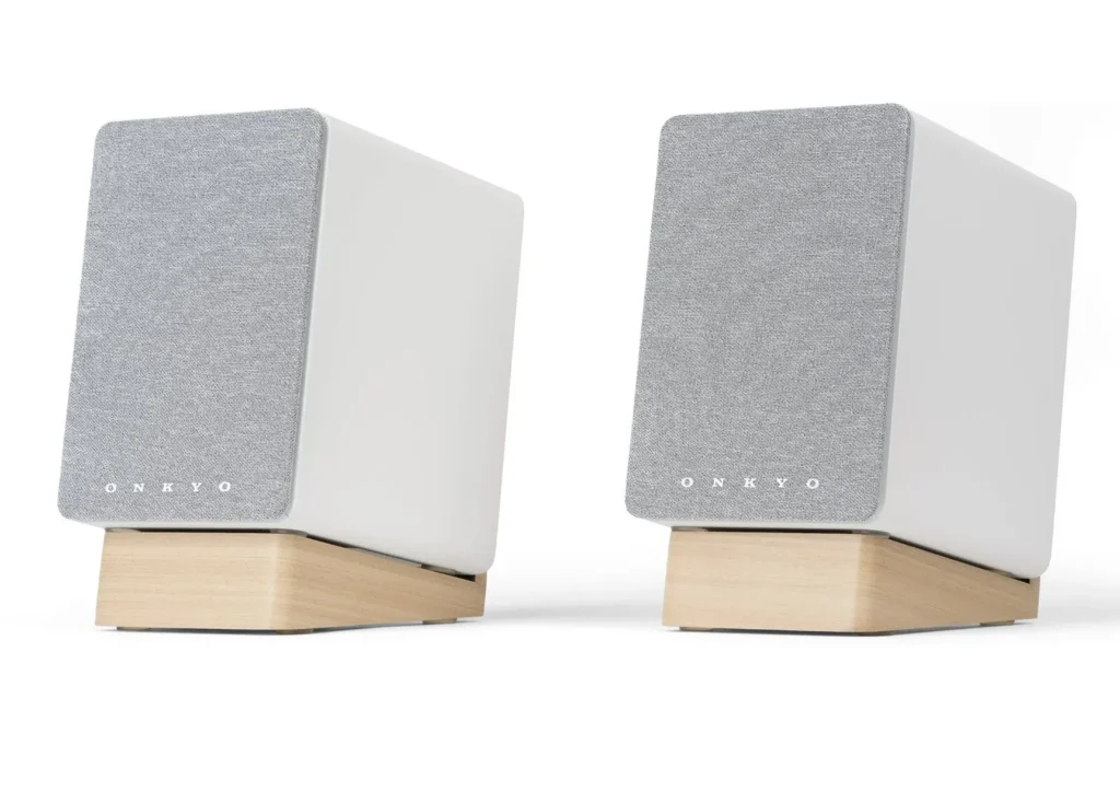 Caixa amplificada Onkyo Creator GX-10DB Branca - Par | HTClick