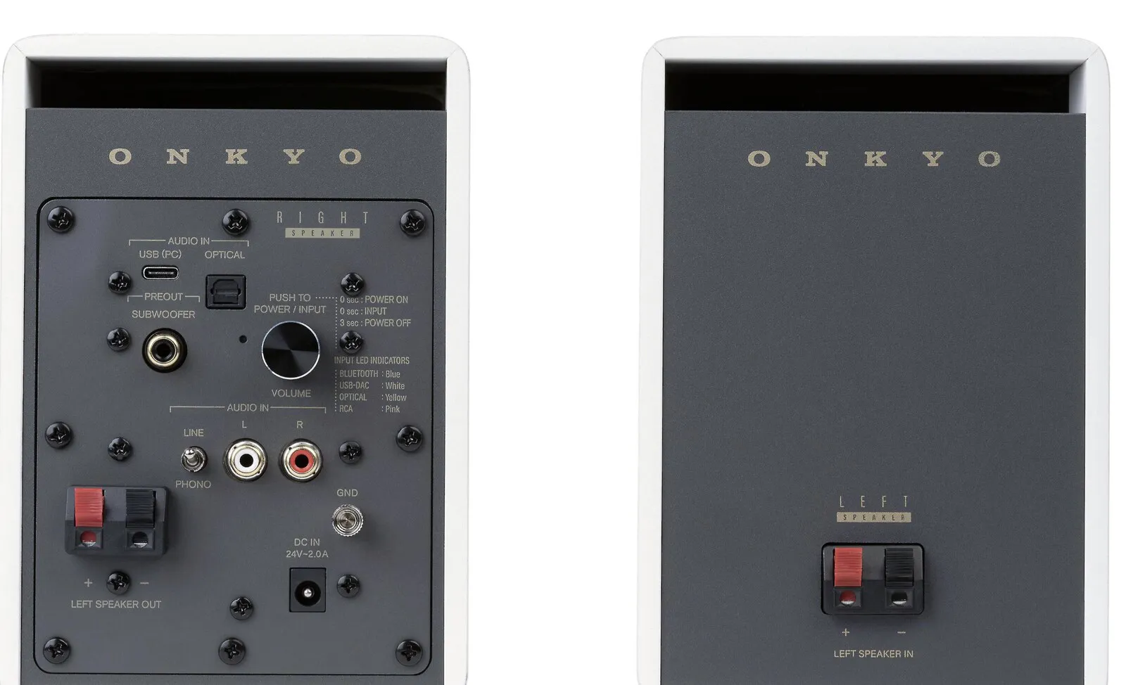 Caixa amplificada Onkyo Creator GX-10DB Branca - Par - Imagem 3