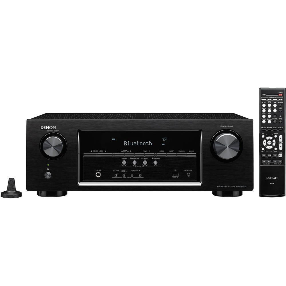 Receiver Denon AVR-510BT 5.2 - 4K - Bluetooth - Imagem 2