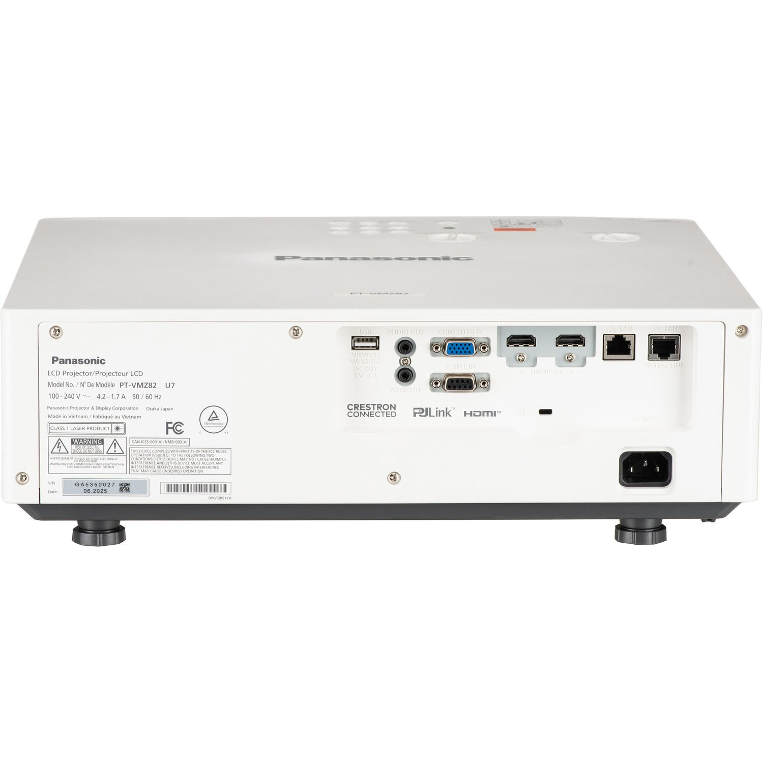 Projetor Panasonic PT-VMZ72 - WUXGA 7300 lumens - Laser - Imagem 3