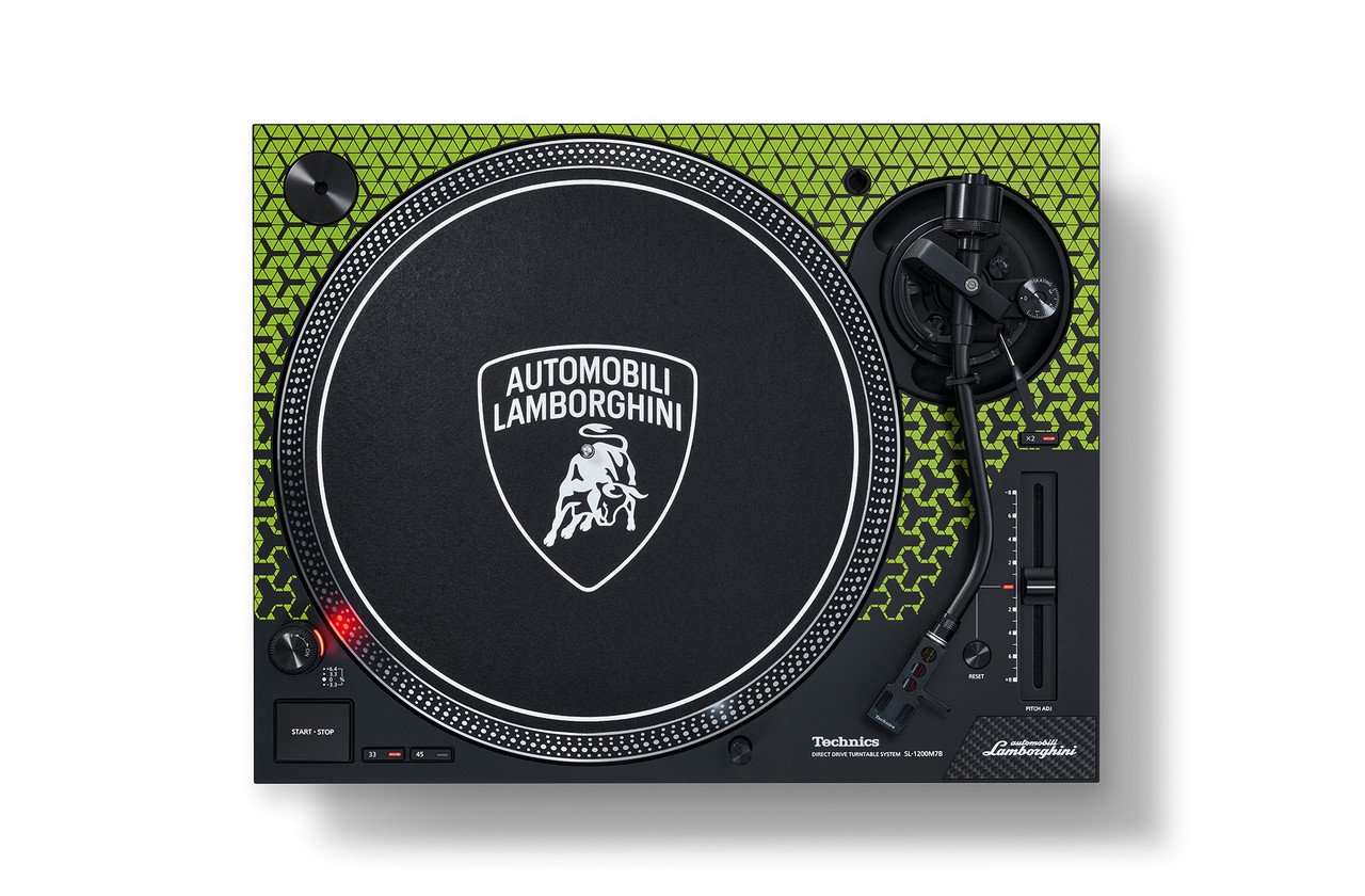 Toca discos Technics SL-1200M7B Lamborghini Green - Imagem 2