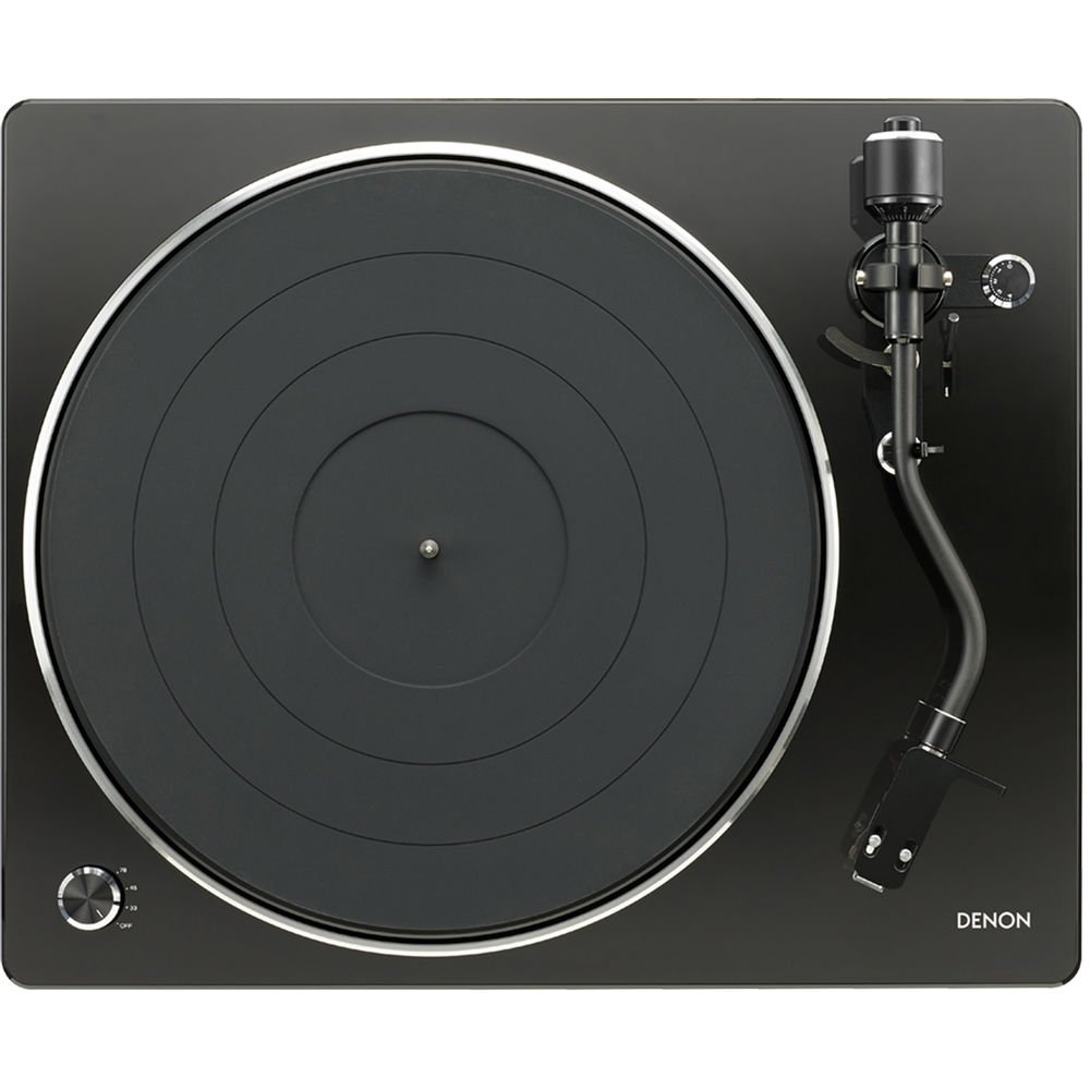 Toca discos Denon DP-400 Belt Drive - Preto - Imagem 3