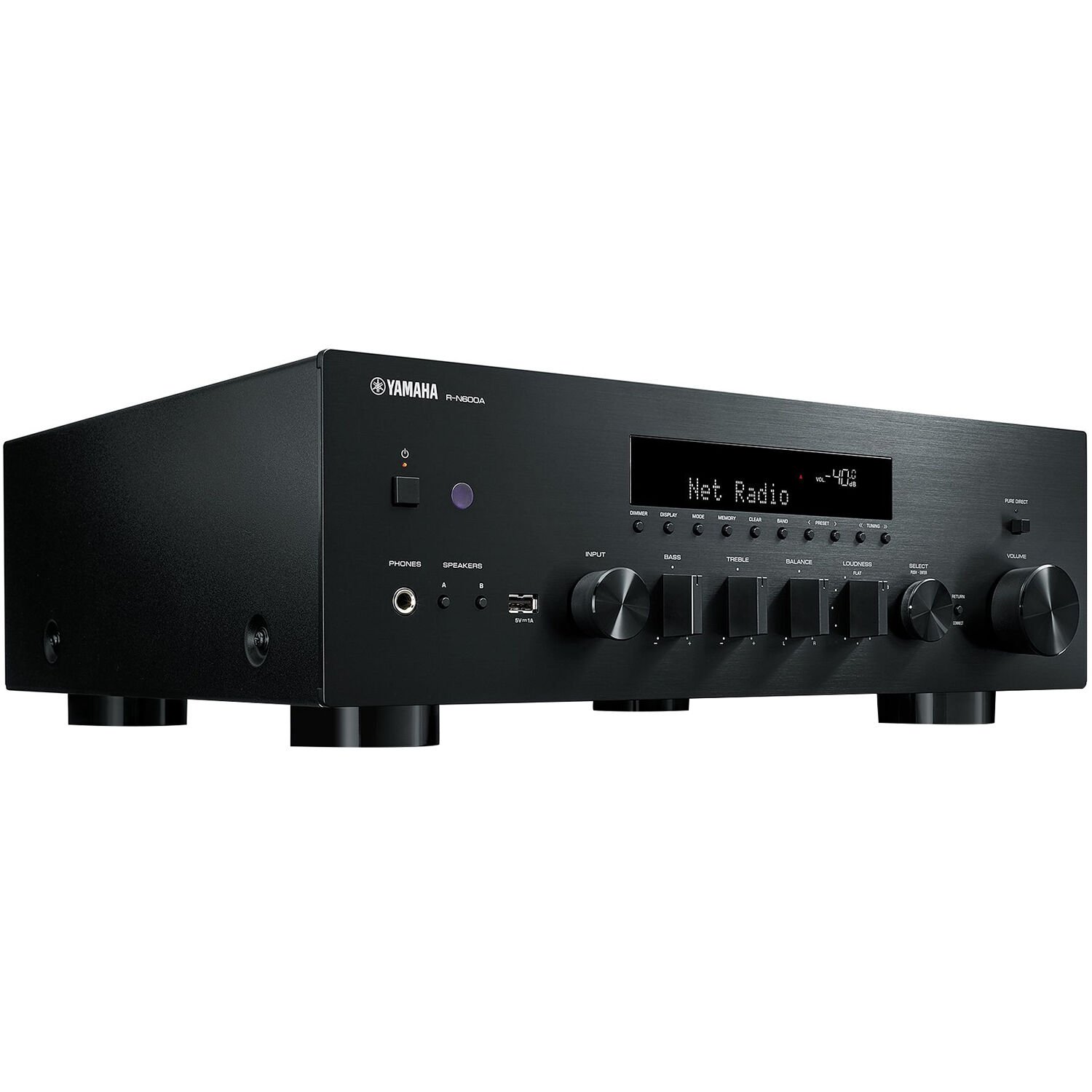 Receiver estéreo Yamaha R-N600A - Dac - Wi-fi - Phono - Imagem 2