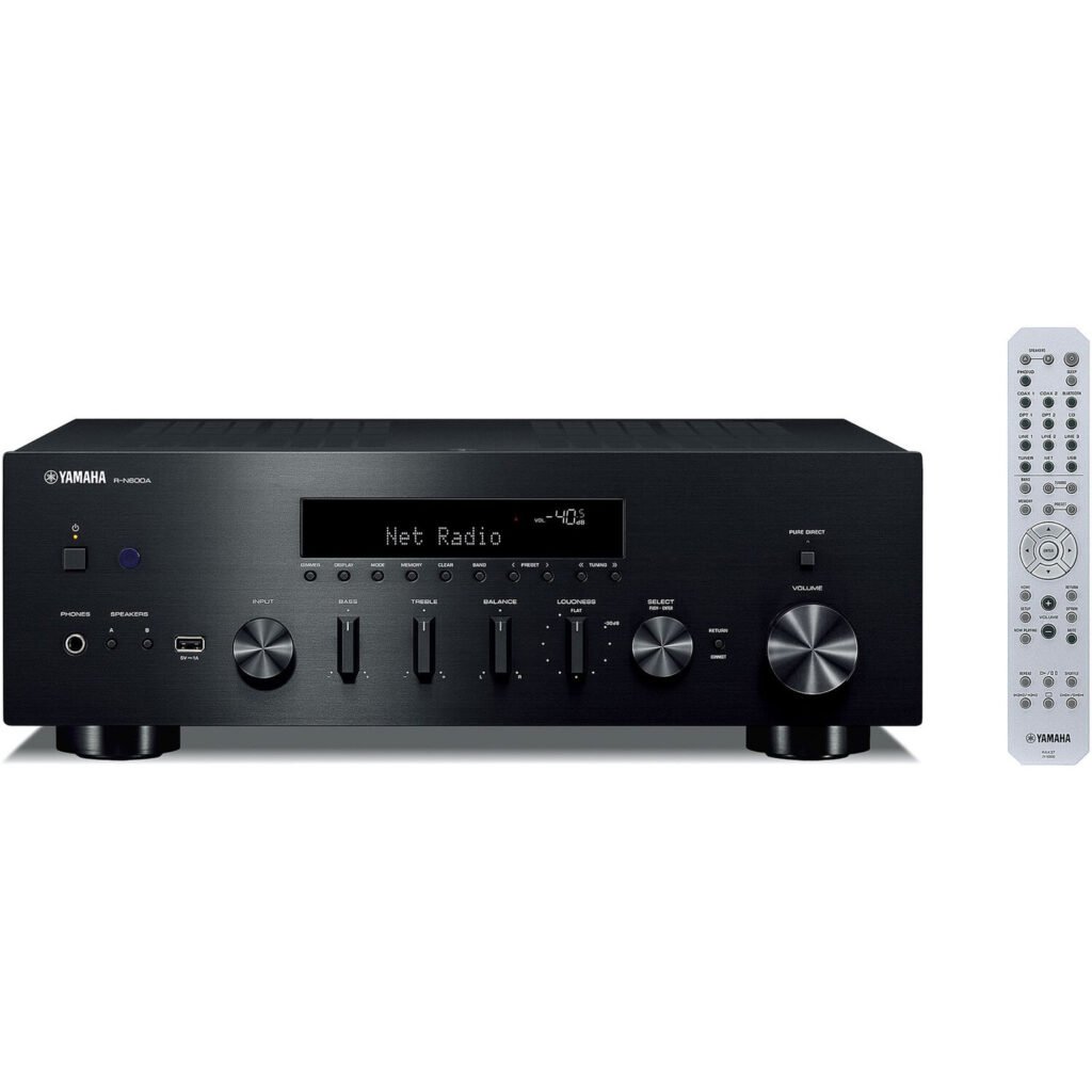 Receiver estéreo Yamaha R-N600A - Dac - Wi-fi - Phono | HTClick
