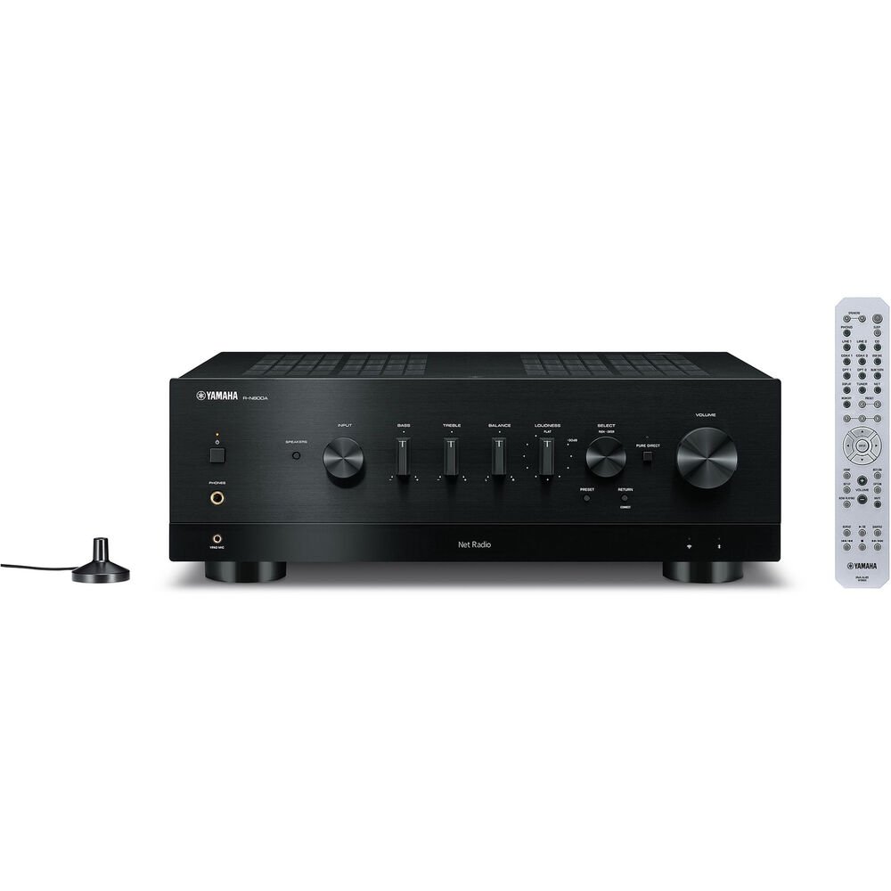 Receiver estéreo Yamaha R-N800A - Dac - Wi-fi - Phono