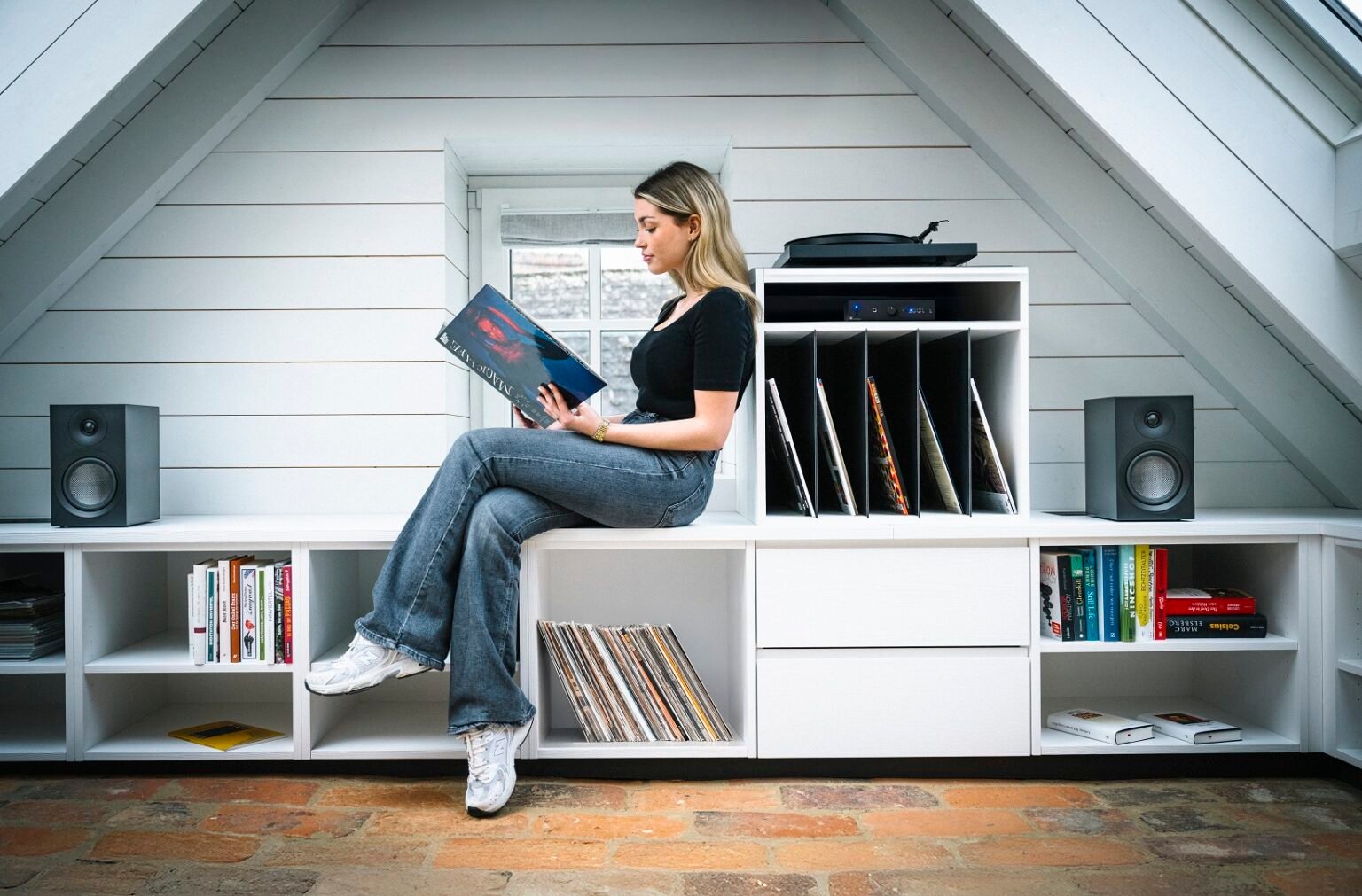 Sistema estéreo Pro-ject Colourful Audio System E - Satin Black - Imagem 7