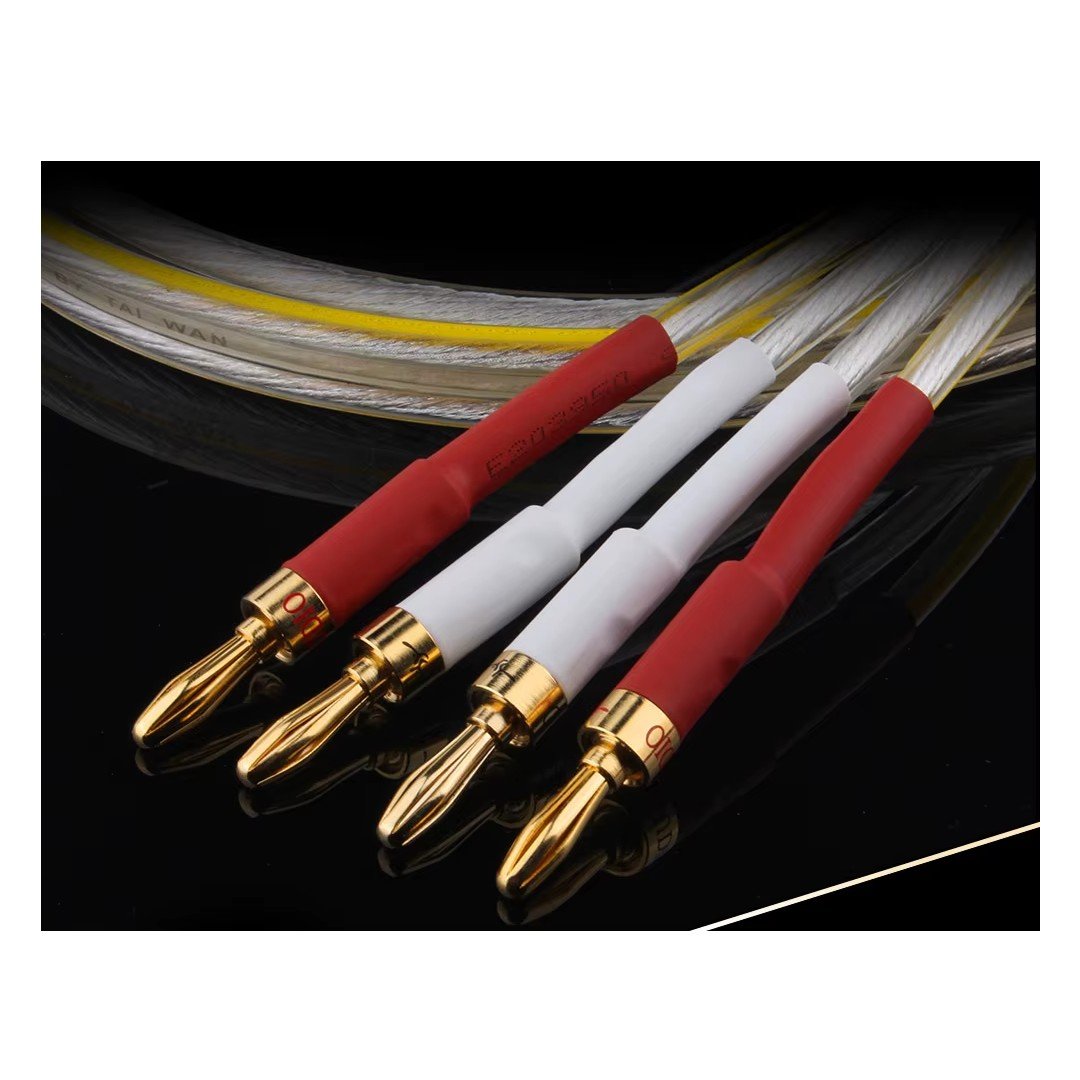 Cabo para caixas Techaudio 6N OFC Silver - 5m - Par - Imagem 2