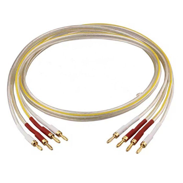 Cabo para caixas Techaudio 6N OFC Silver - 5m - Par