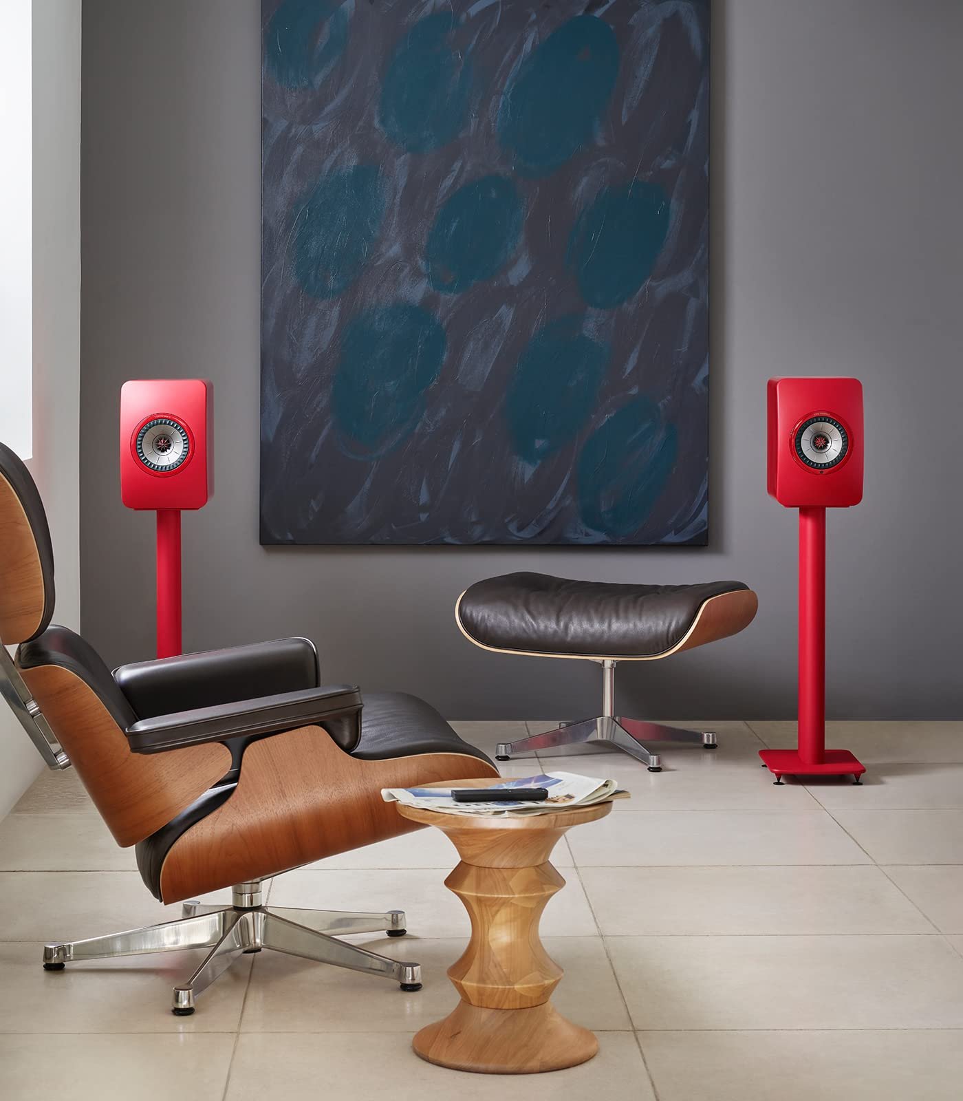 Pedestal para caixas KEF S2 Red - Par - Imagem 4