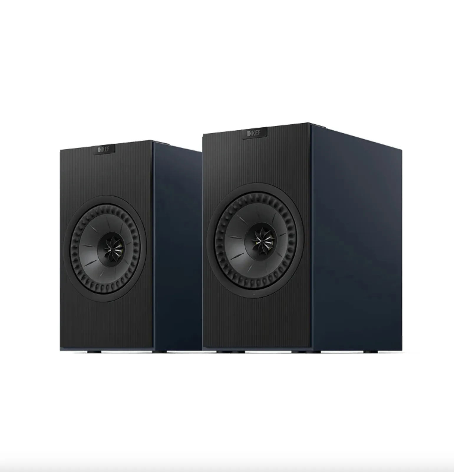 Caixa bookshelf amplificada KEF Coda W - Wireless - Midnight Blue - Par