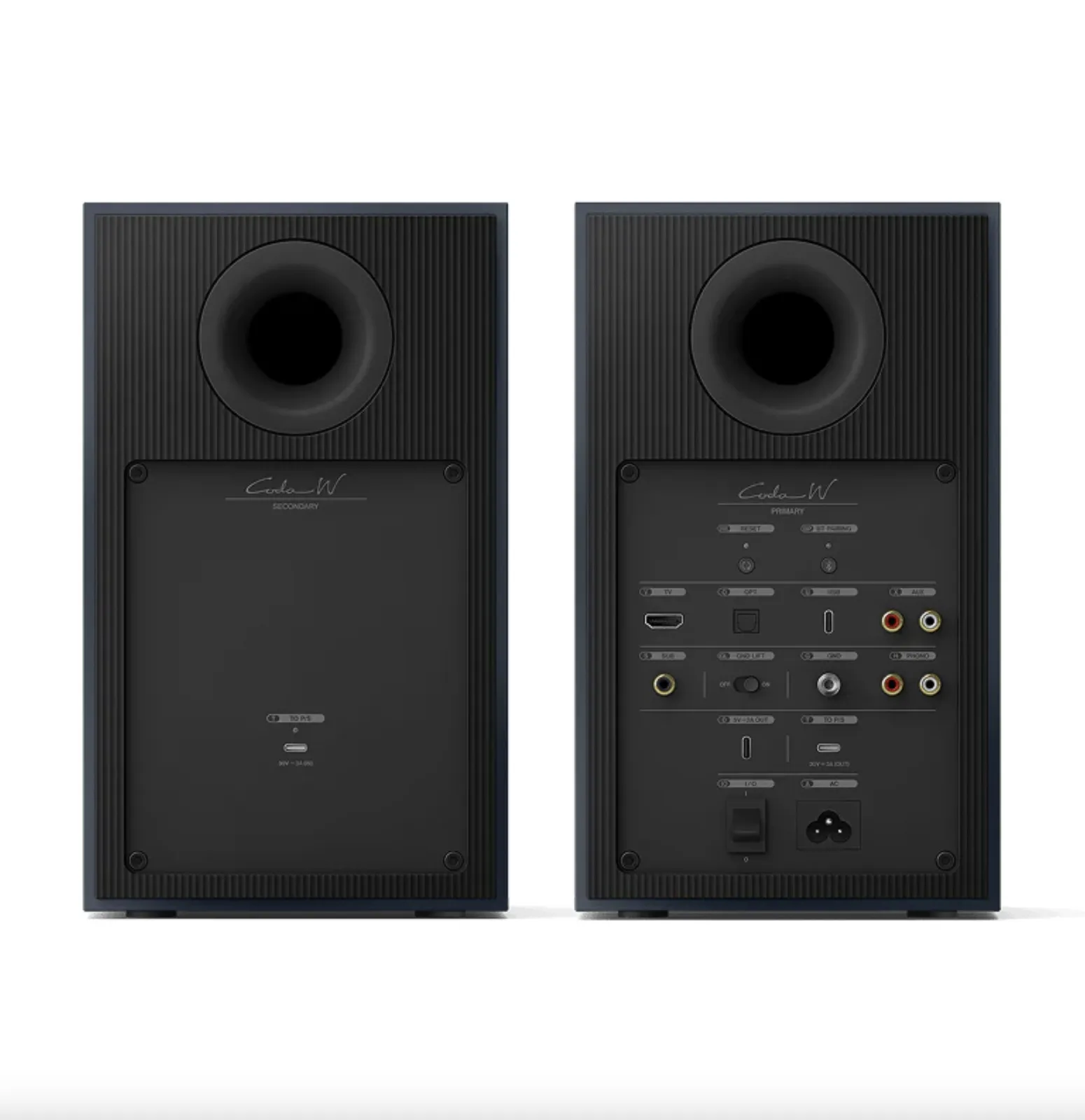 Caixa bookshelf amplificada KEF Coda W - Wireless - Midnight Blue - Par - Imagem 3