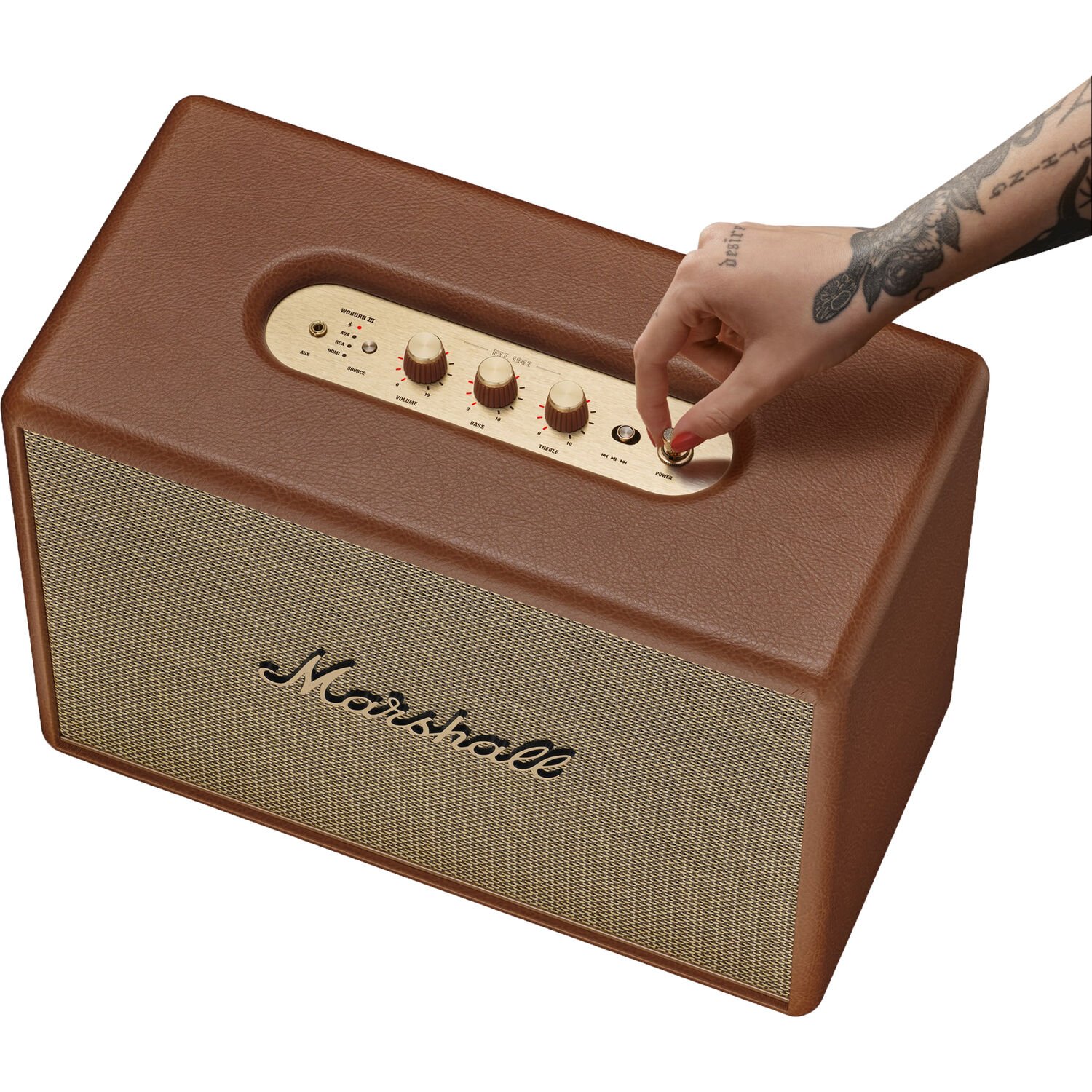Caixa de som bluetooth Marshall Woburn III - Brown - Imagem 2