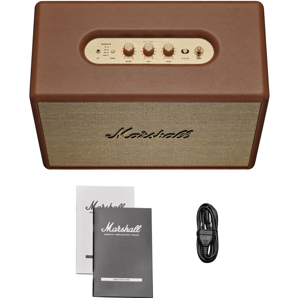 Caixa de som bluetooth Marshall Woburn III - Brown - Imagem 5