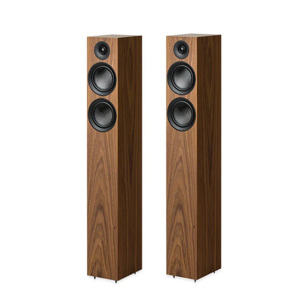 Caixa Torre Pro-ject Speaker Box 12E Carbon - Walnut - Par
