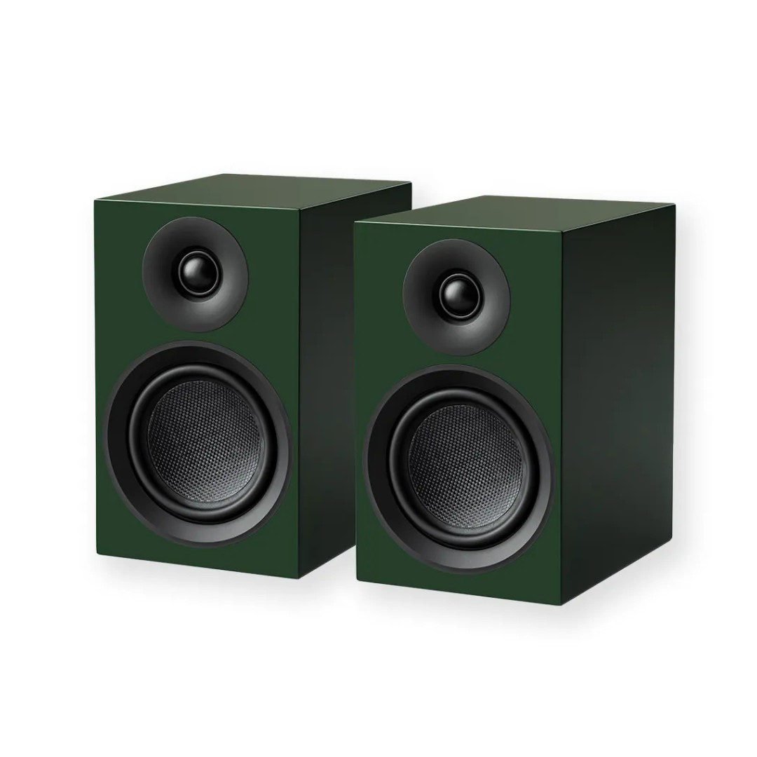 Caixa bookshelf Pro-ject Speaker Box 5E Carbon - Green - Par