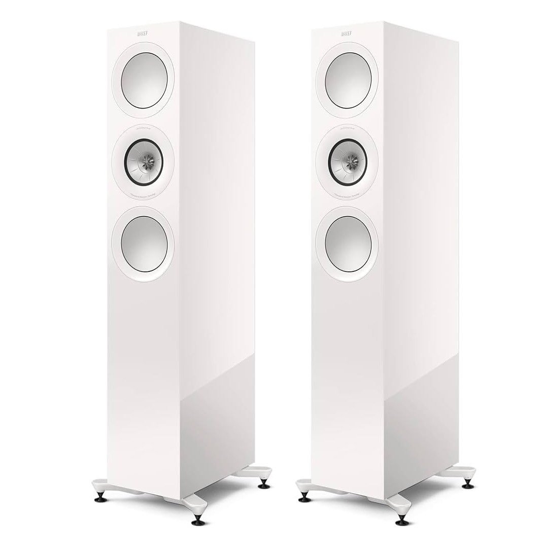 Caixa torre KEF R7 Meta - White - par