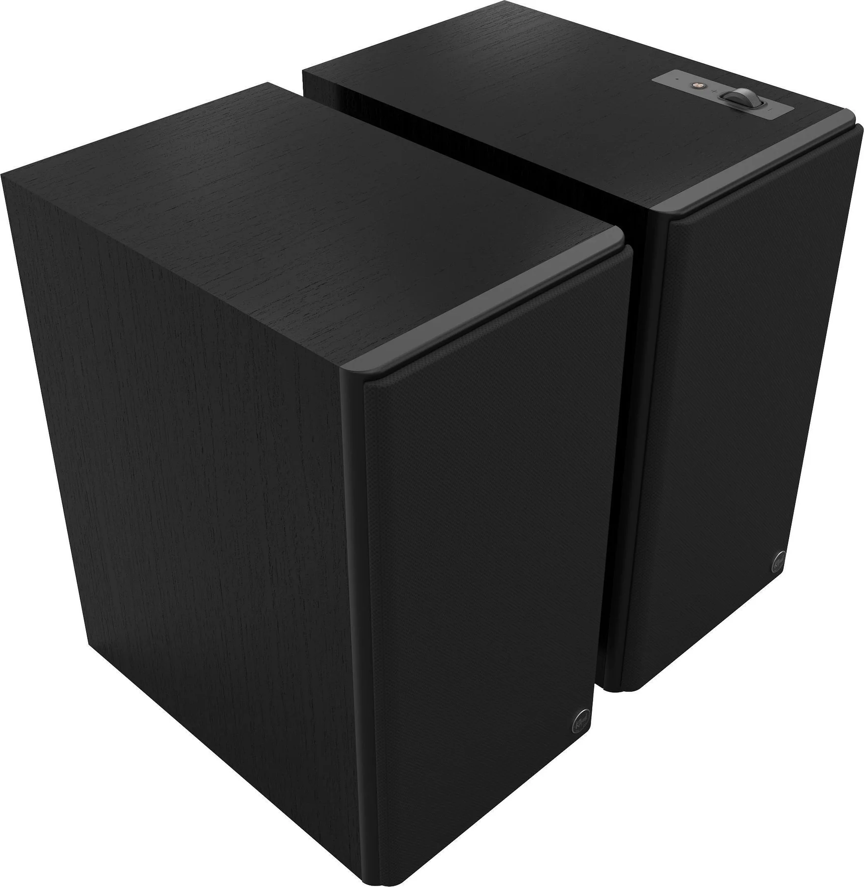Caixa bookshelf amplificada Klipsch The Nines II Dolby Atmos Ebony - Par