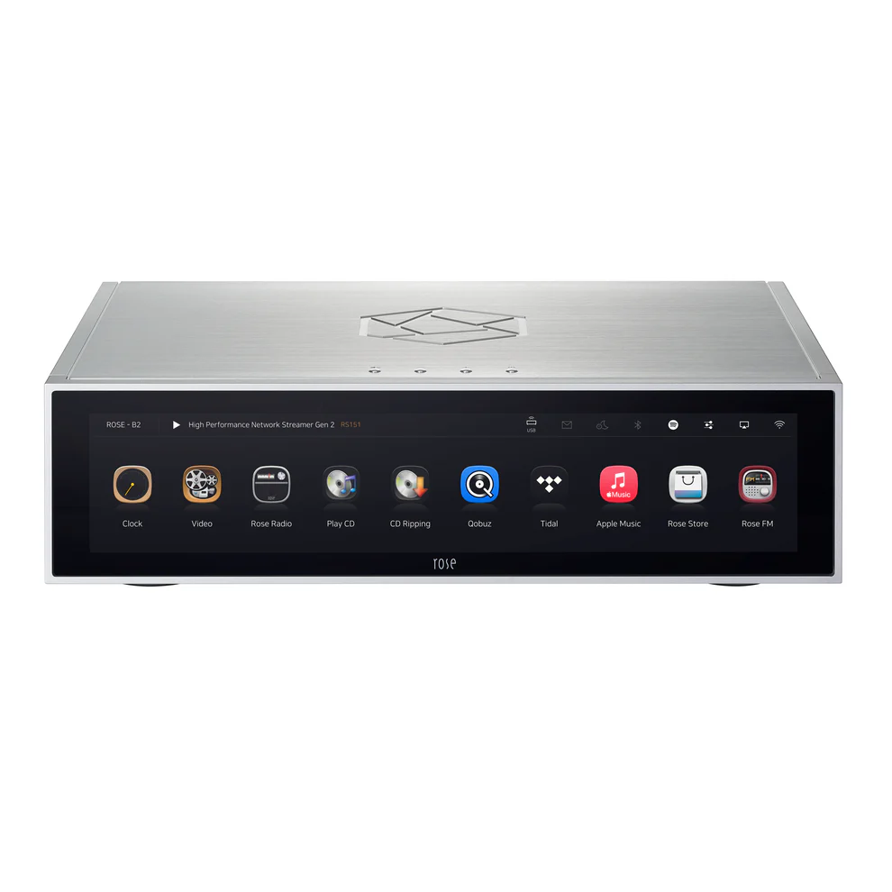 DAC e Streamer player HiFi Rose RS151B Gen 2 - Silver - Imagem 2