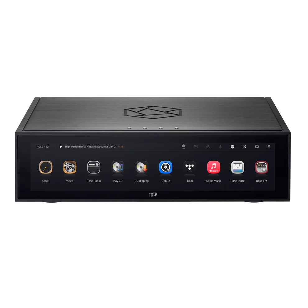 DAC e Streamer player HiFi Rose RS151B Gen 2 - Black - Imagem 2