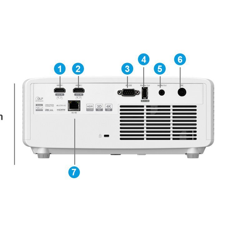 Projetor Optoma ZK410 - 4100 lumens - UHD 4K - Laser - Imagem 3