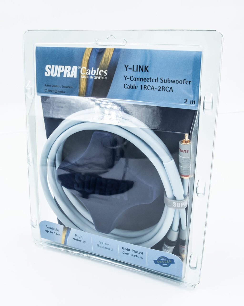 Cabo RCA SubSupra Y-Link 1RCA-2RCA  - 4.0m - Unidade - Imagem 4