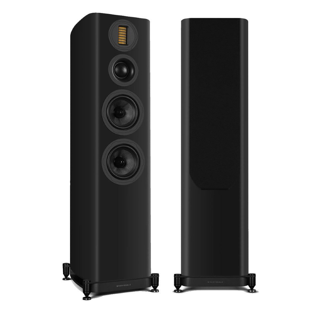 Caixa Torre Wharfedale Evo 5.4 - 3 vias - Black - Par