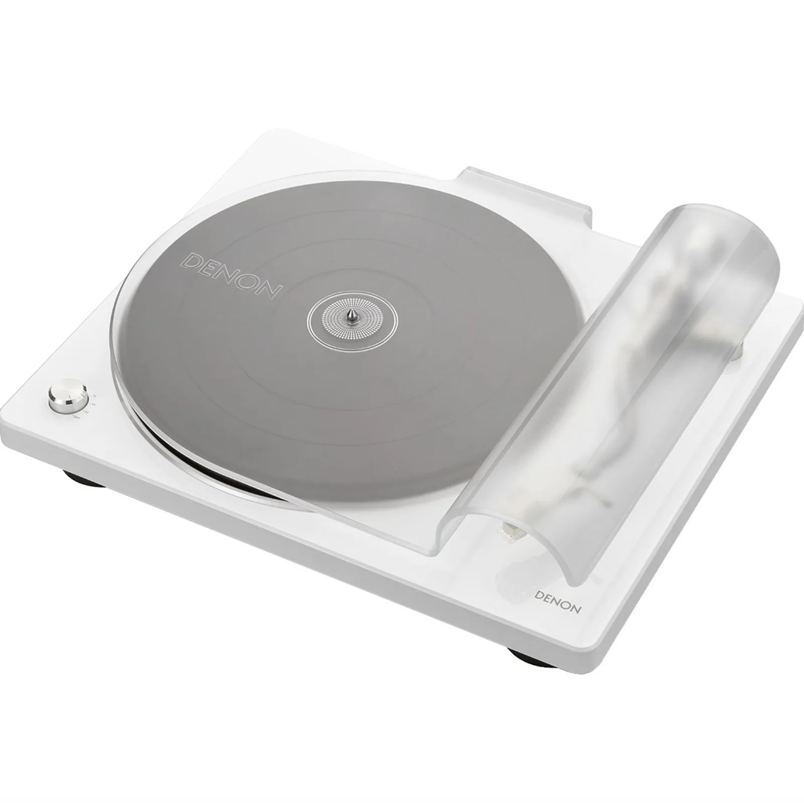 Toca discos Denon DP-400 Belt Drive - Branco - Imagem 2