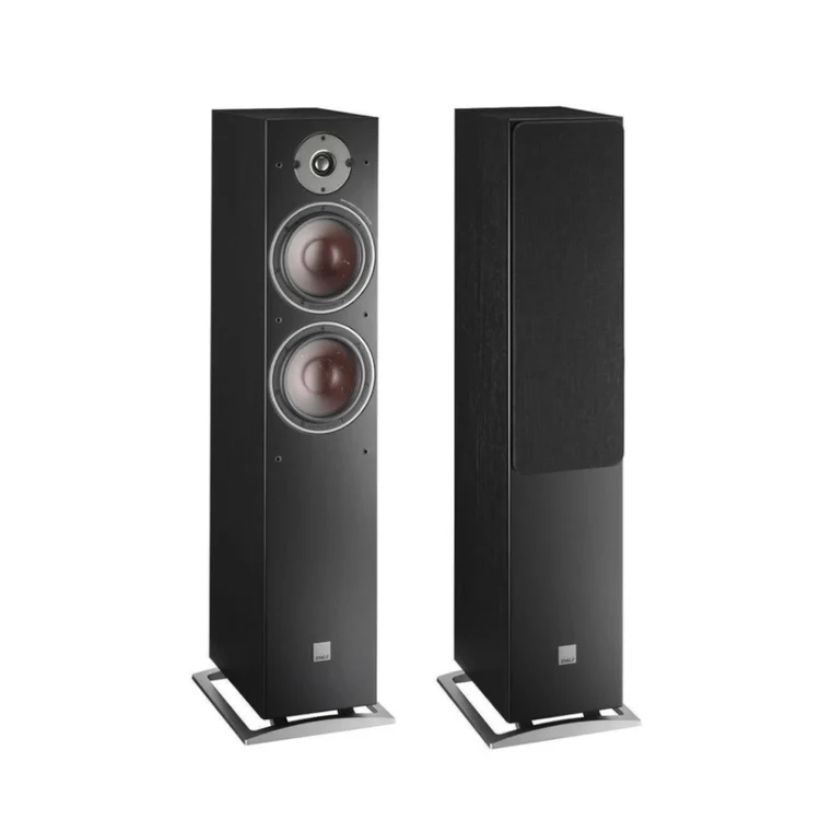 Caixa torre DALI OBERON 7 - Black Ash - Par