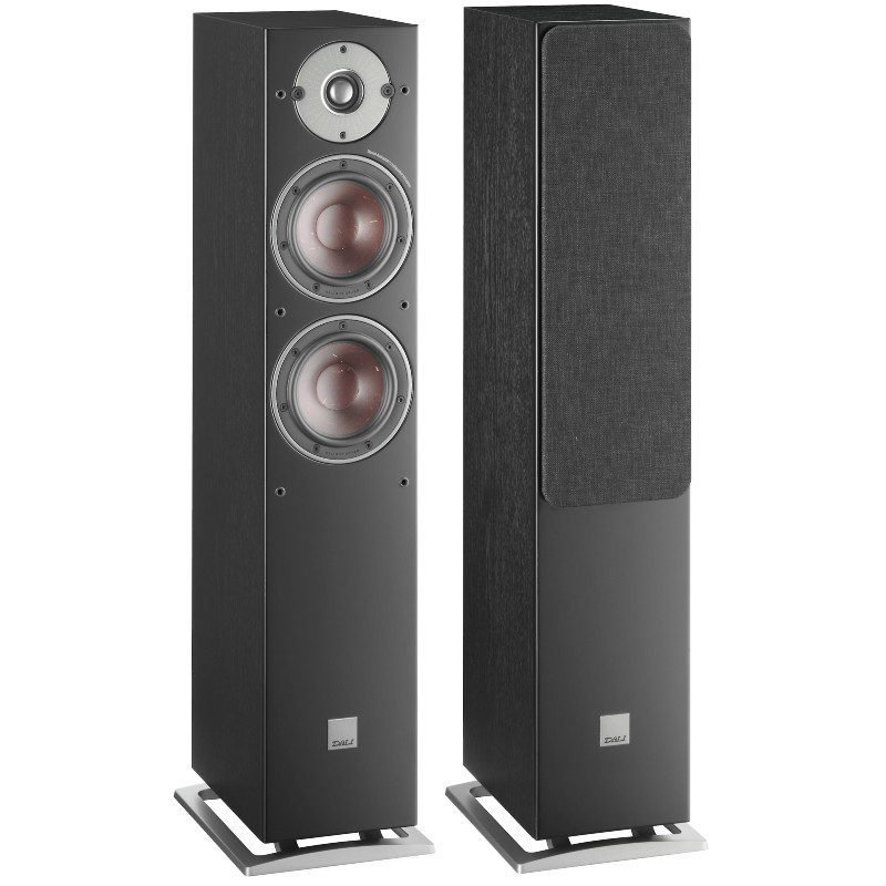 Caixa torre DALI OBERON 5 - Black Ash - Par