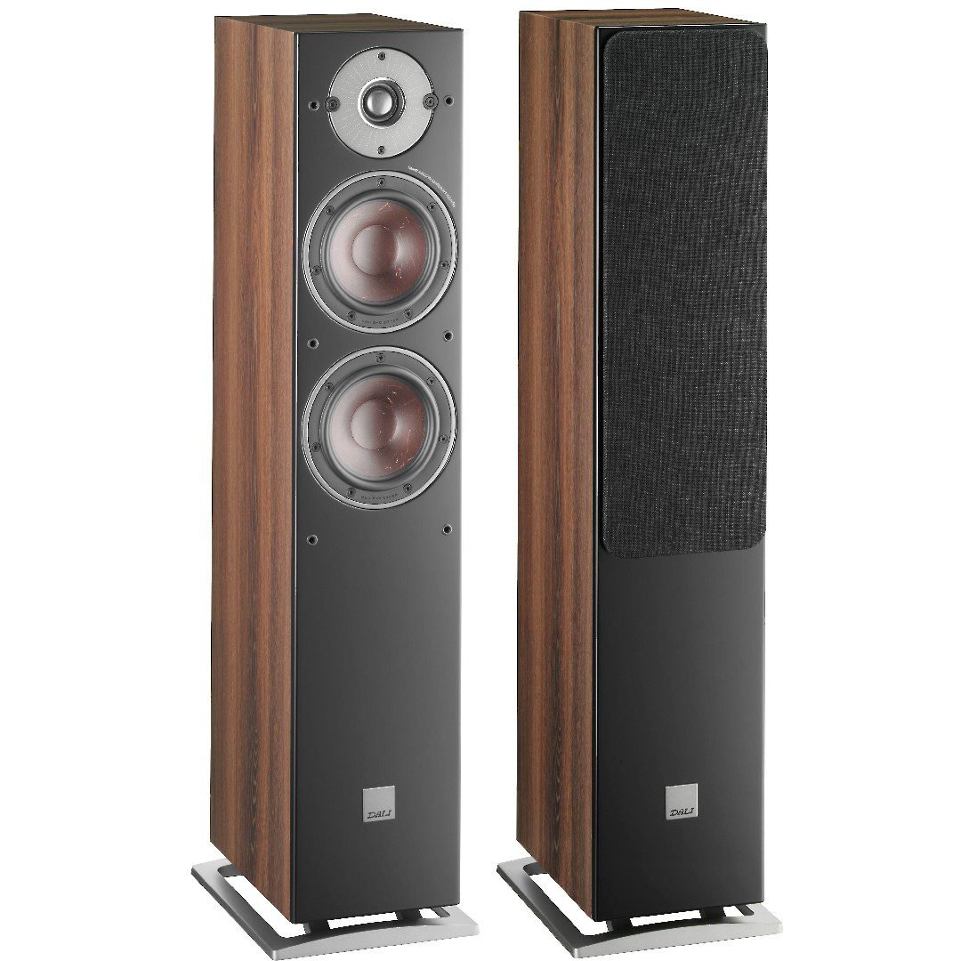 Caixa torre DALI OBERON 5 - Dark Walnut - Par