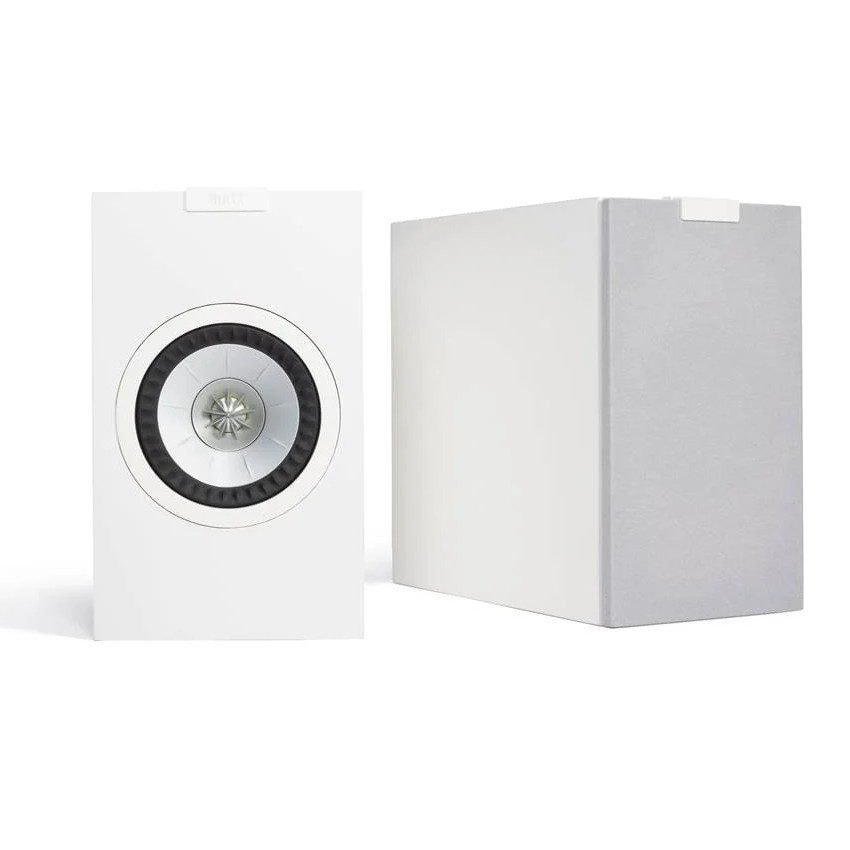 Caixa bookshelf KEF Q1 Meta Satin White - Par - Imagem 2
