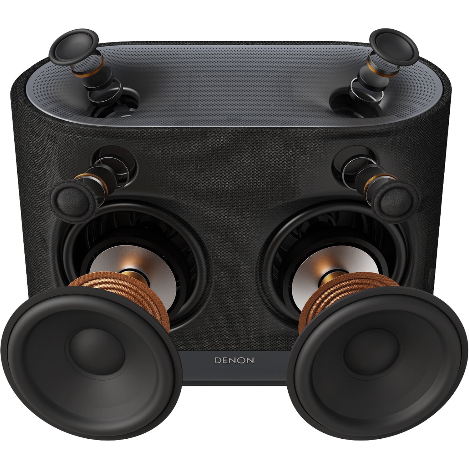 Caixa de Som Wireless Denon Home 400 Dolby Atmos, HEOS, Wi‑Fi, Bluetooth e AirPlay 2 - Stone - Imagem 7