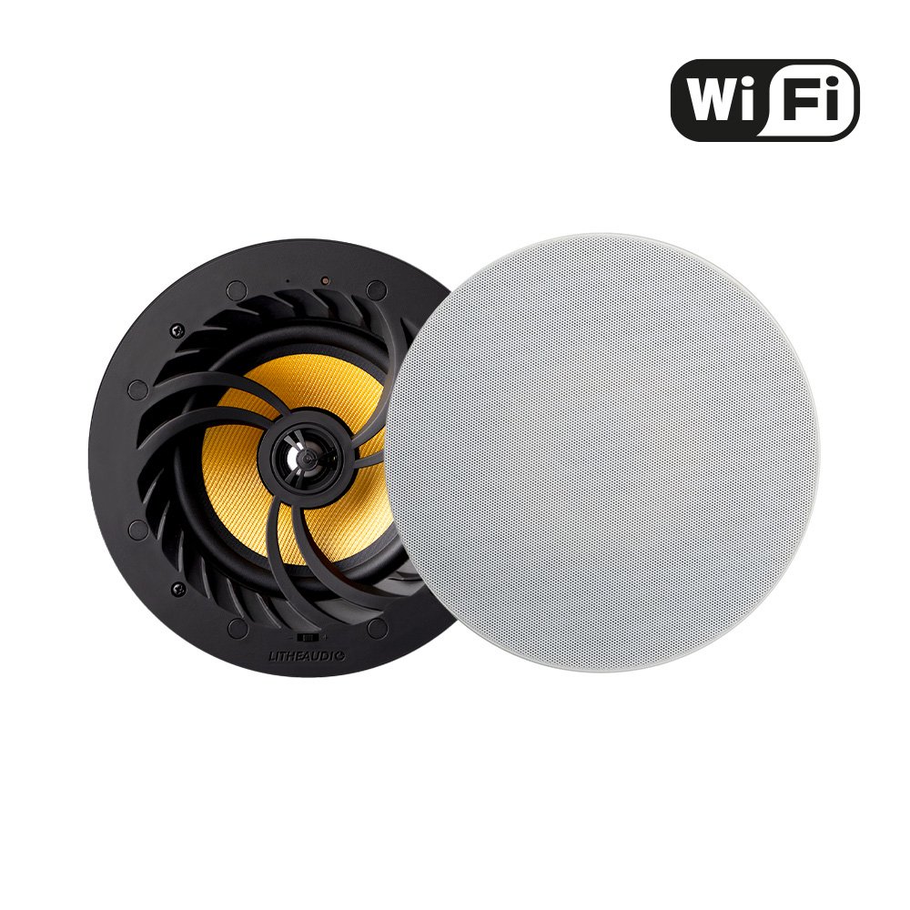 Caixa de embutir Lithe Audio 6610 - Wi-fi - Amplificadas - Multiroom - Par