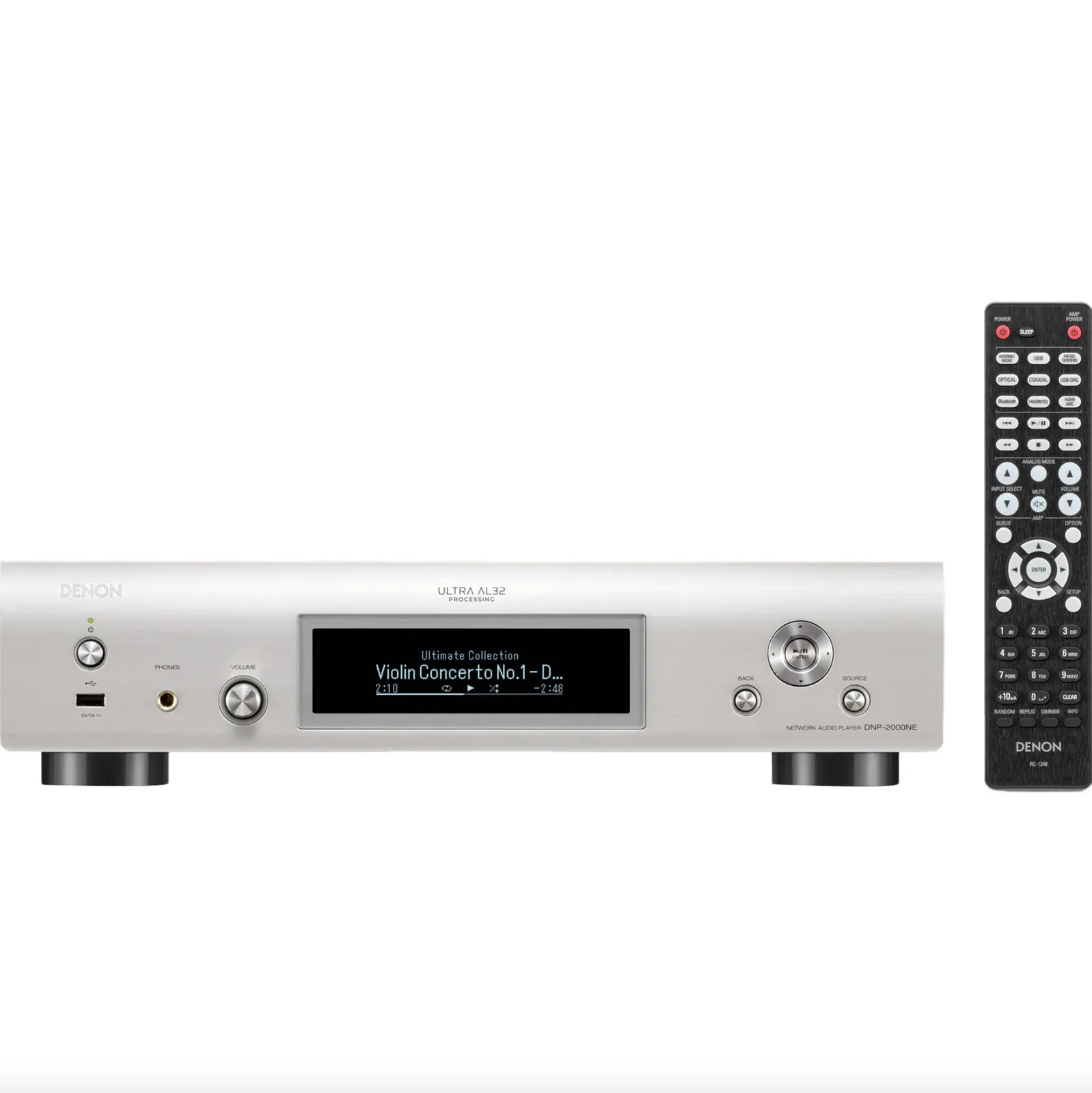 Network player Denon DNP-2000NE High-Resolution DAC Audio Streamer - Silver - Imagem 2