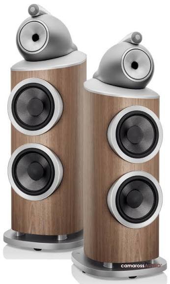 Caixa Torre B&W 801 D4 Walnut - Par - Imagem 3